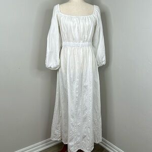 Mara Hoffman Swim White Midi Dress